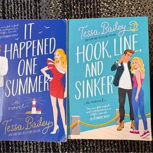 Tessa Bailey Novel Set - Blue and Green Covers